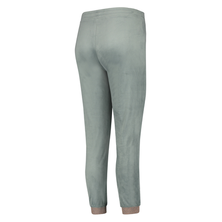 Tall velours Jogging pants, grön