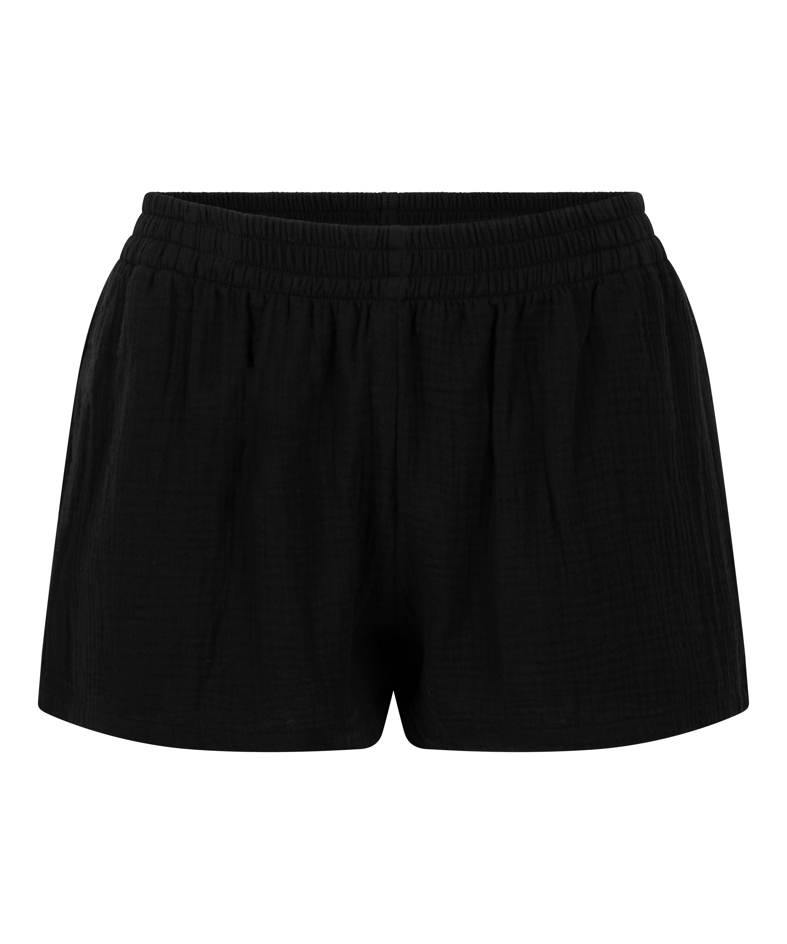 Muslin-shorts, Svart, main
