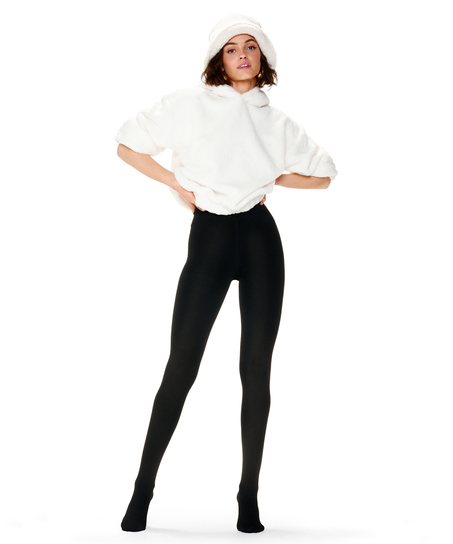 10 denier Cosy tights, Svart