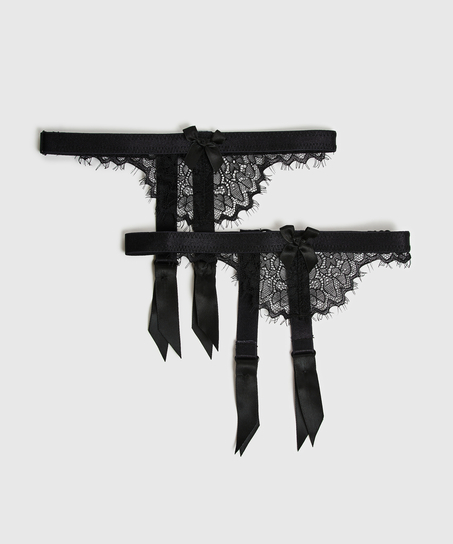 Strumpebandshandklovar, Svart