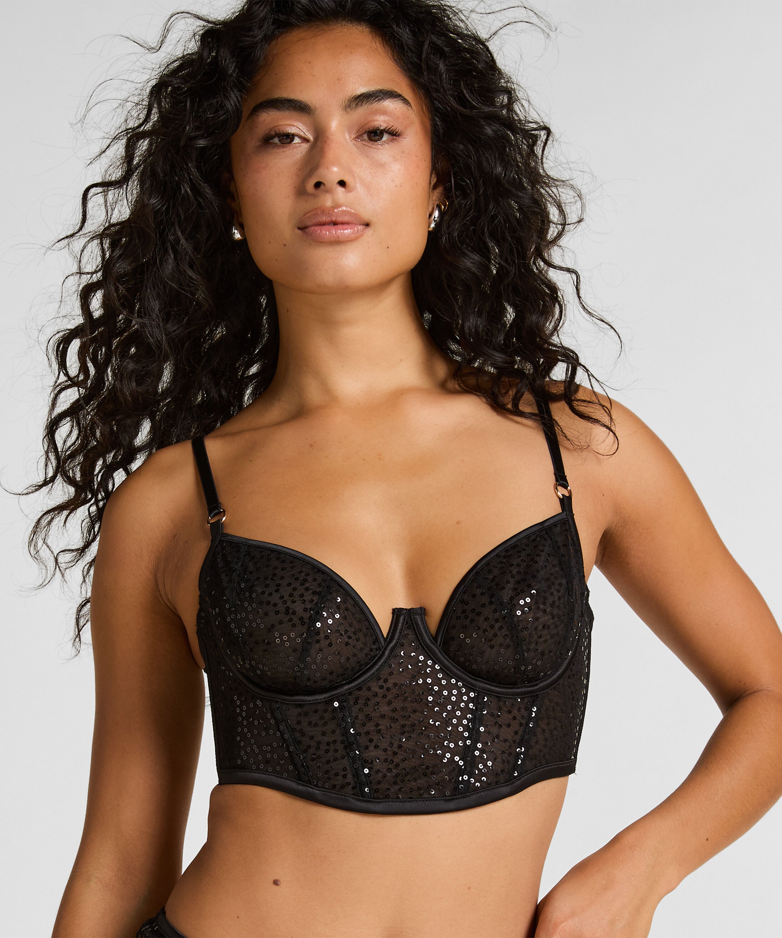 Elle icke-formpressad longline bygel-bh
