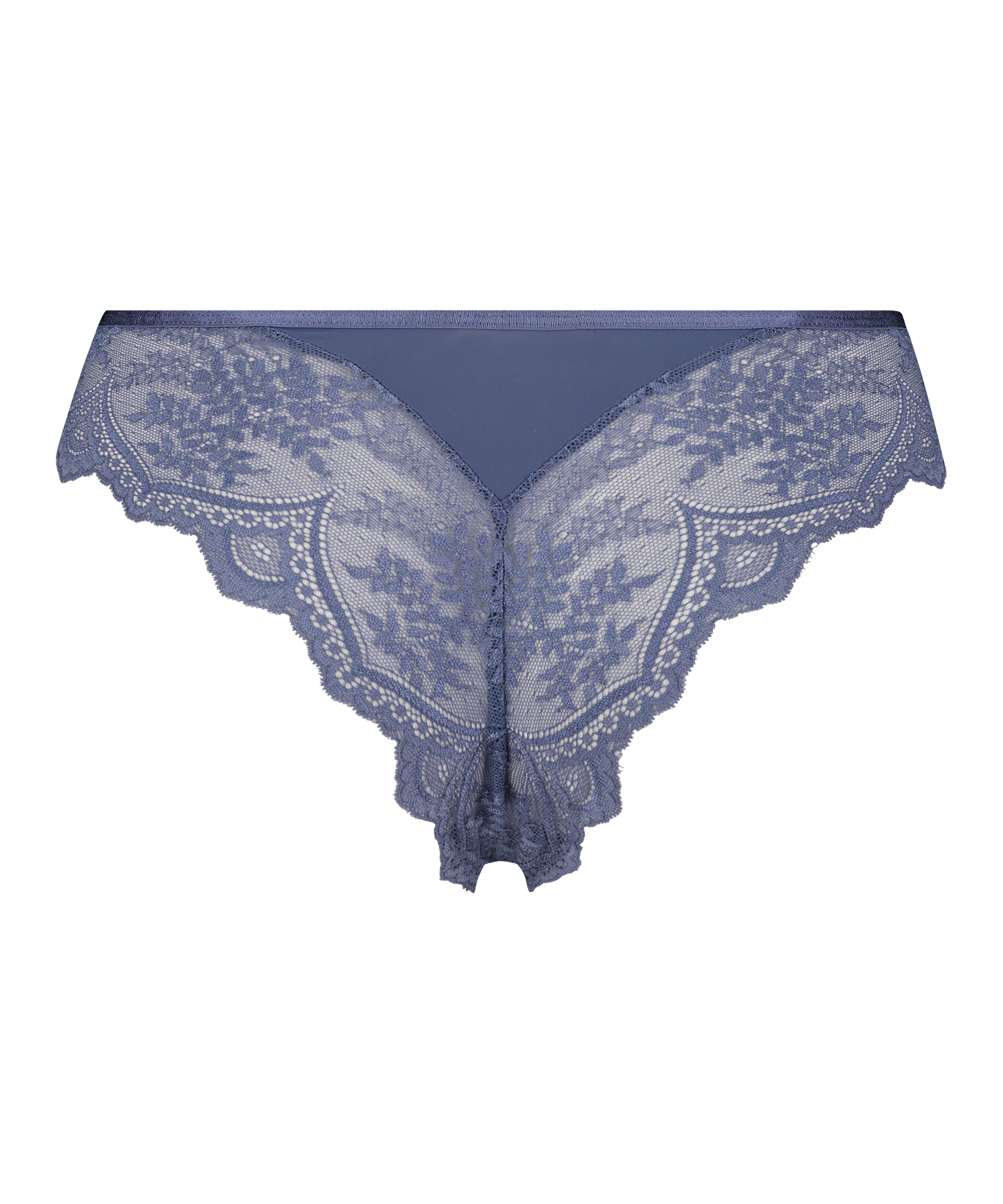 Heira högt skuren braziliantrosa, blå, main