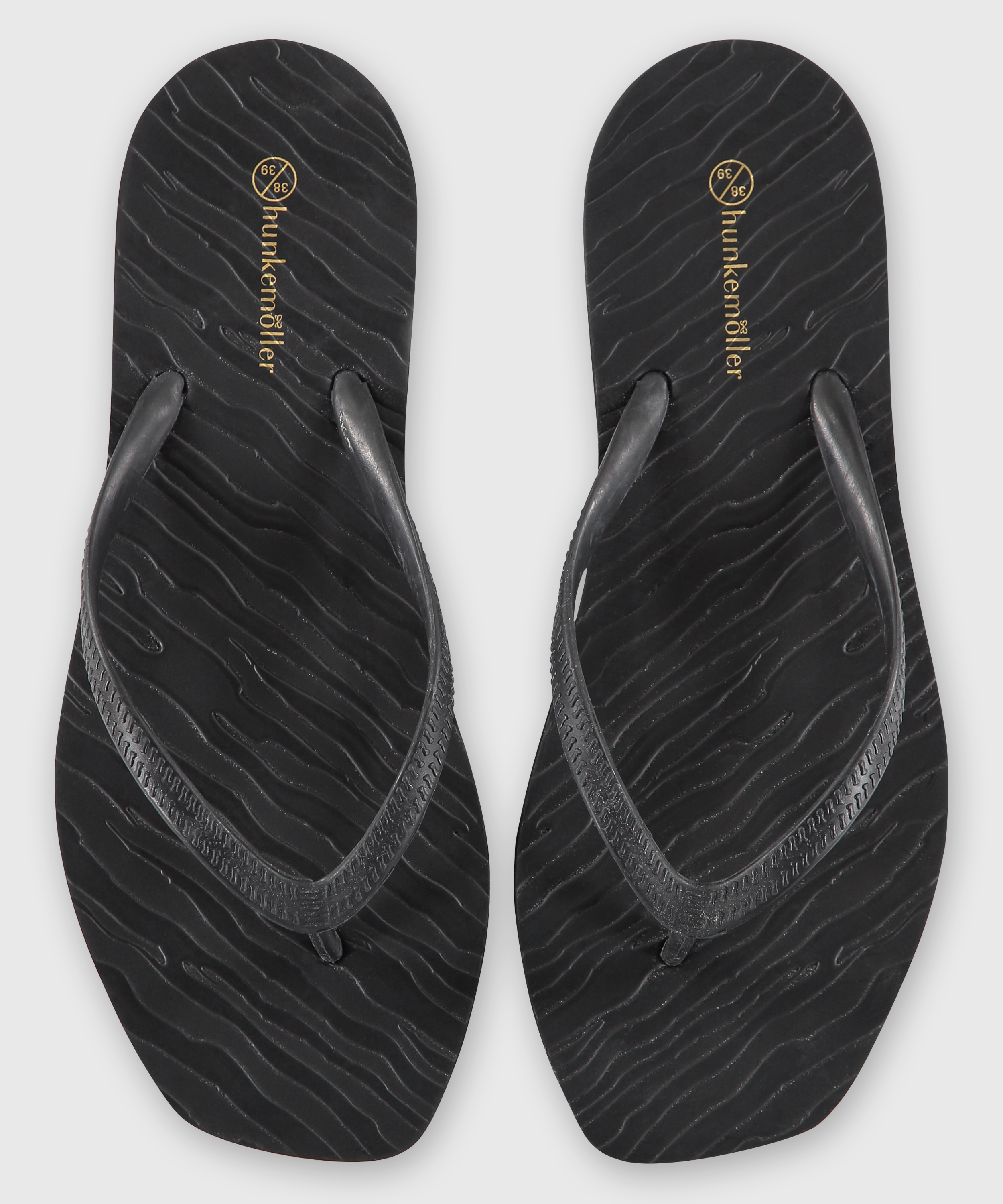 Zebra flipflops, Svart, main