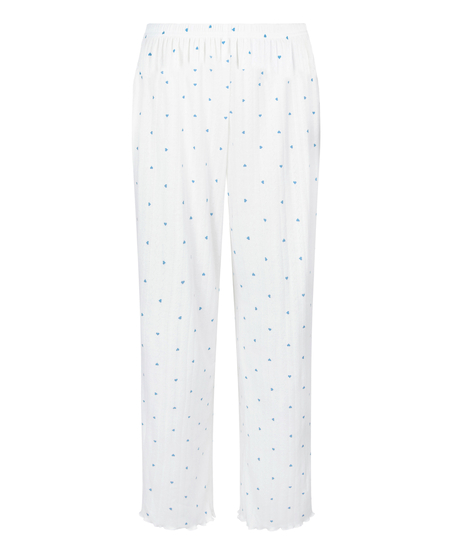 Pyjamasbyxa Pointelle, Blå