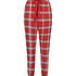 Petite Twill Check Pyjama pants, röd