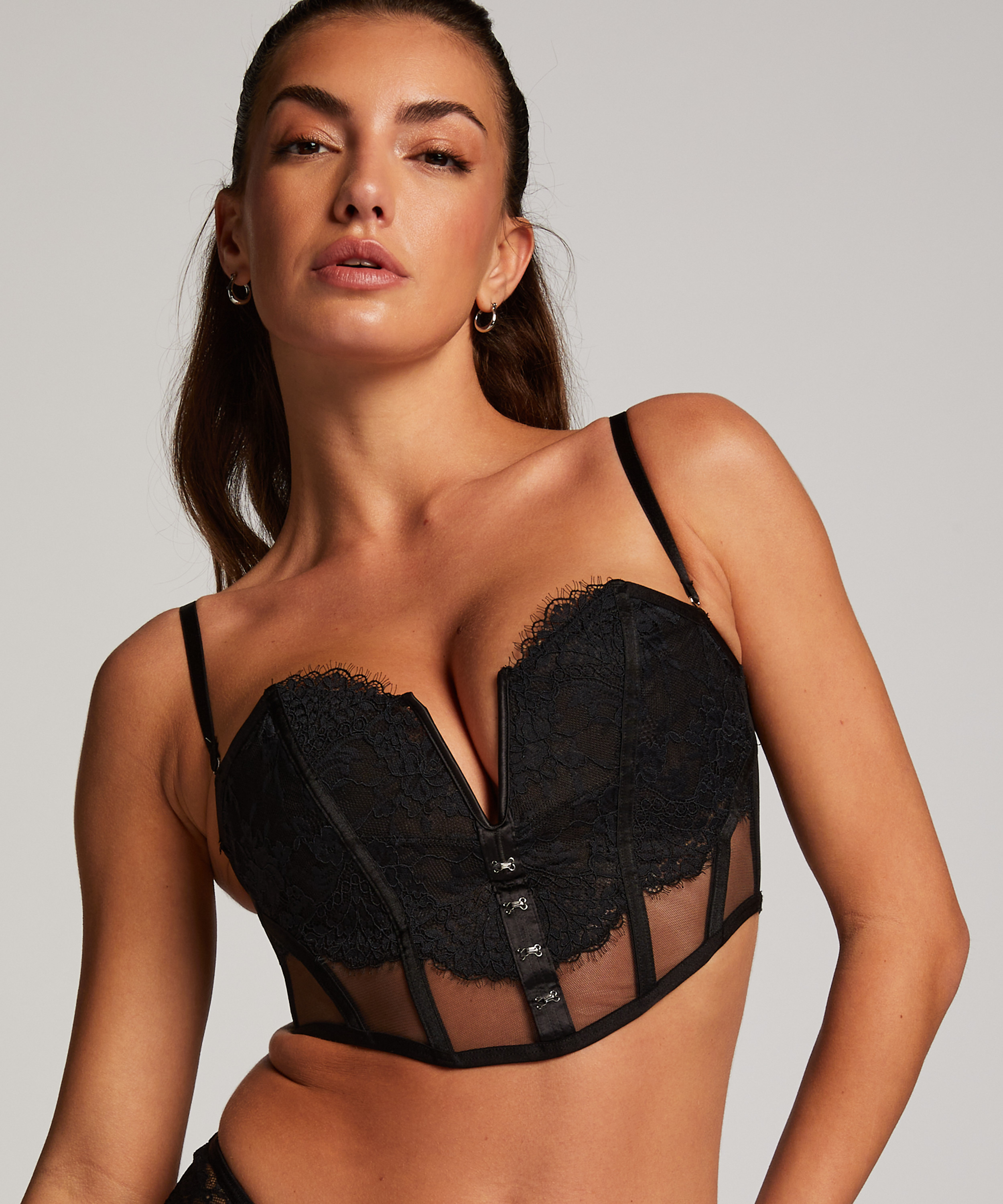 Bustier Bella, Svart, main