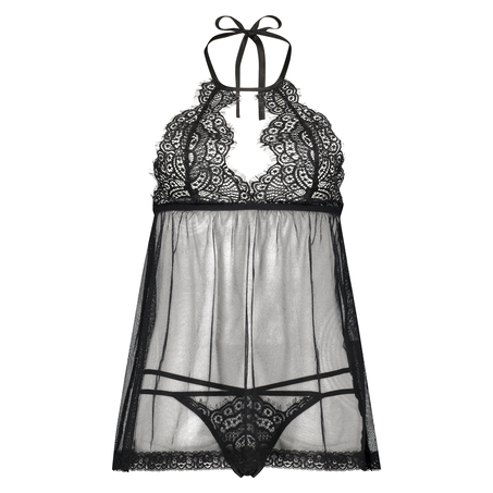Babydoll Lace, Svart