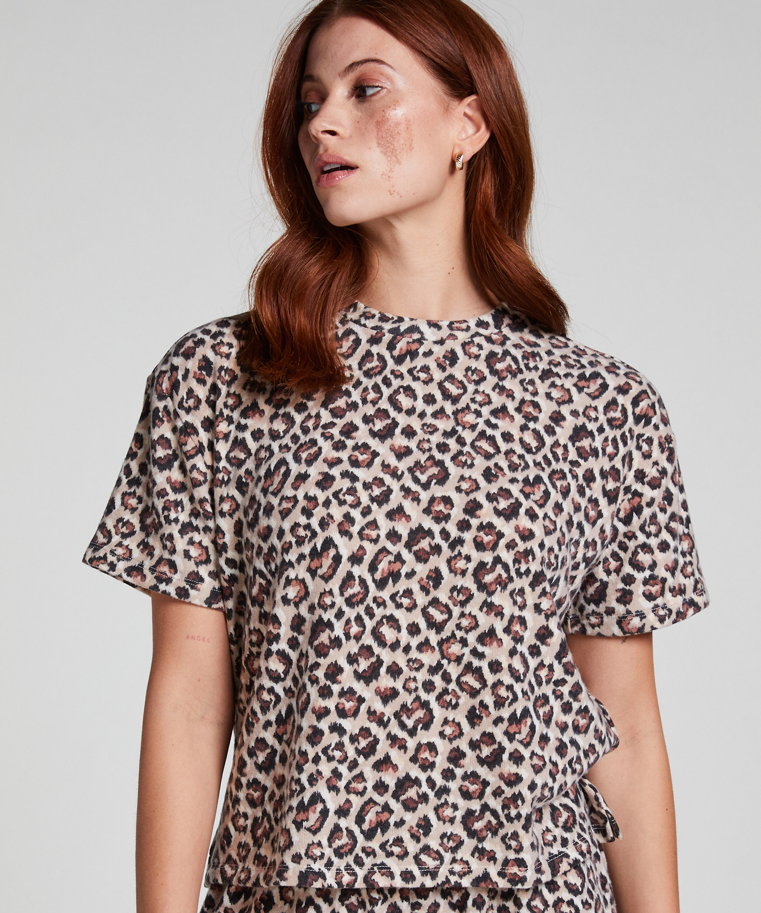 Topp Jersey Brushed, Beige