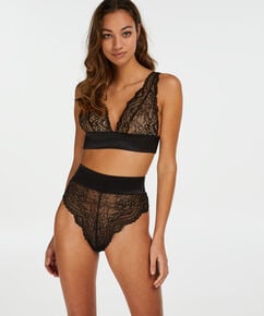 H&ouml;g brazilian-trosa Iyana, Svart