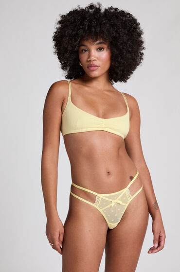 Hunkemöller Melda stringtrosa Gul