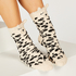 Snow Leopard mysiga strumpor, Beige