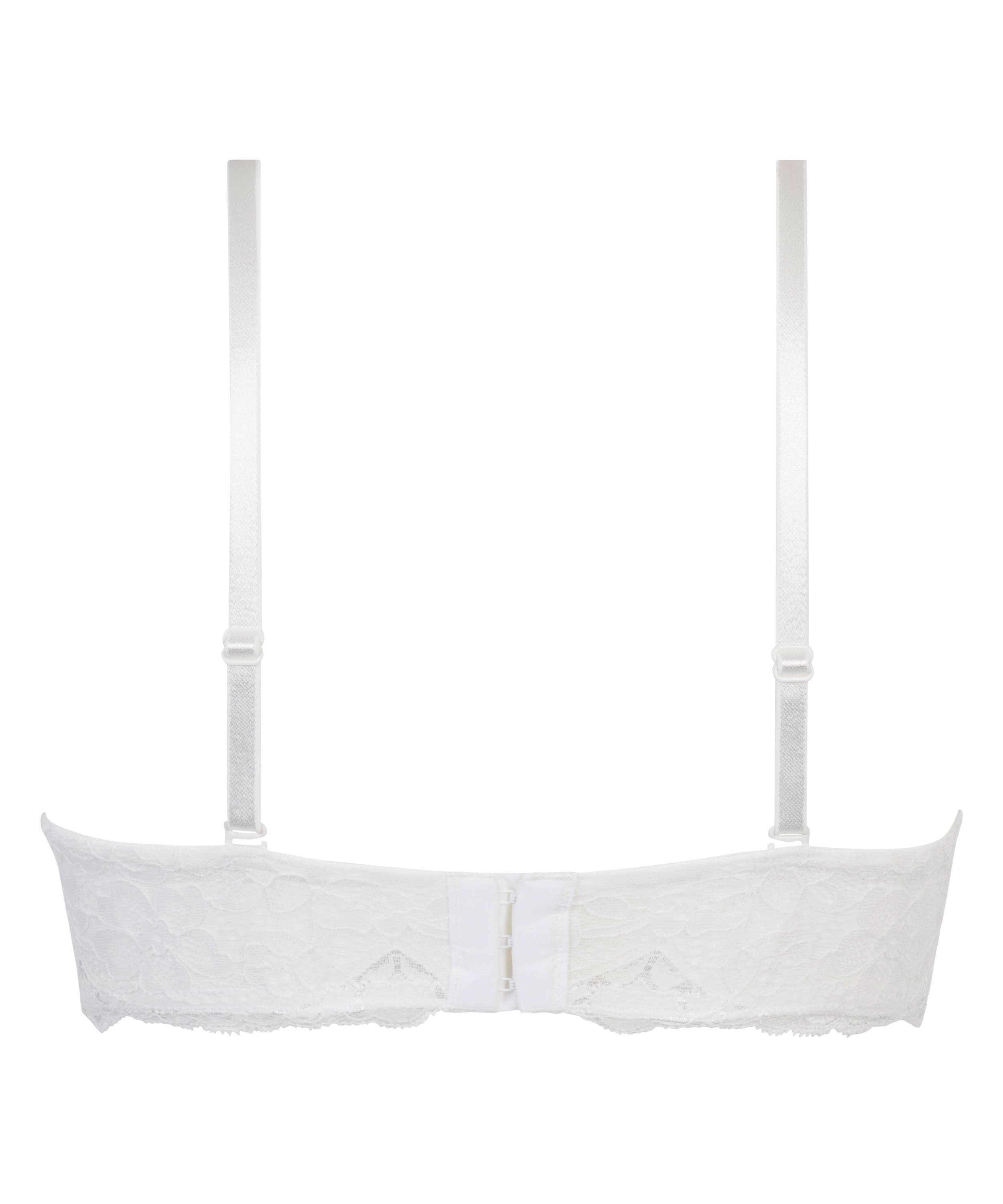 Formpressad axelbandslös maximizer-bh Marine, Vit, main