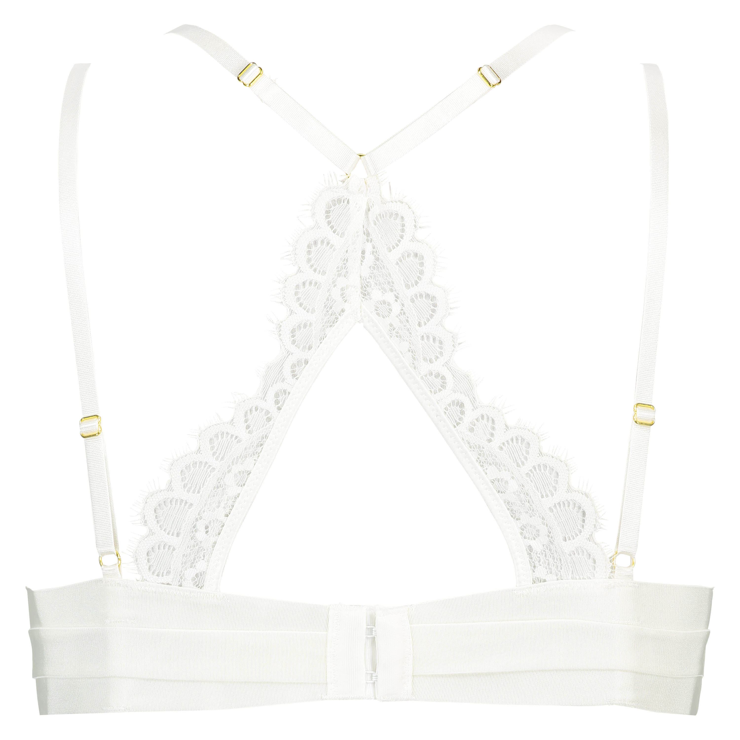 Icke-formpressad bygel-bh Peaches, Vit, main