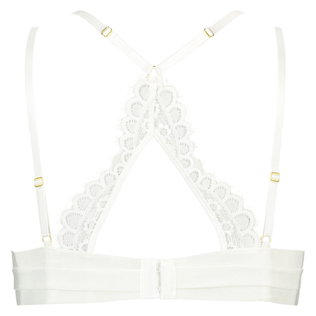 Icke-formpressad bygel-bh Peaches, Vit