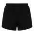Essential-shorts i slätstickad jersey, Svart