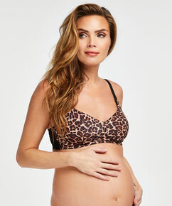 Icke-formpressad amnings-bh Alisa, Svart