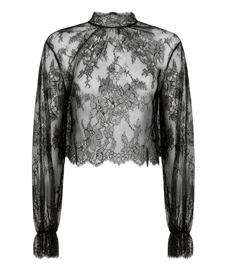 Pyjamastopp Cecilia, Svart