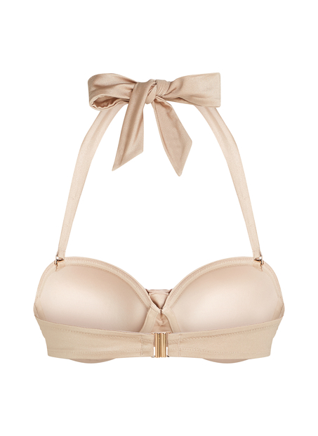 Lima bandeau-bikiniöverdel, Beige