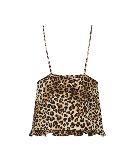 Topp Lace Buttons, Svart