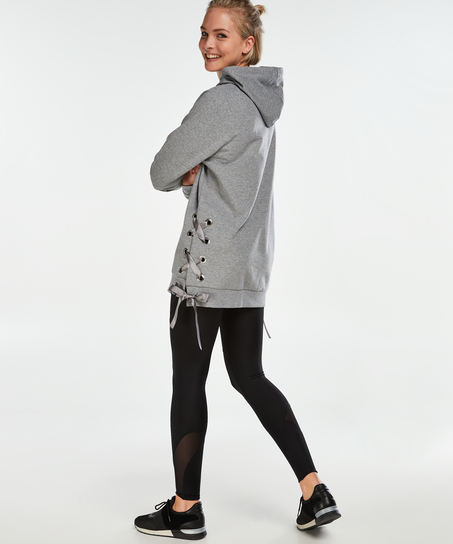 HKMX sweatshirt lace-up, Grå
