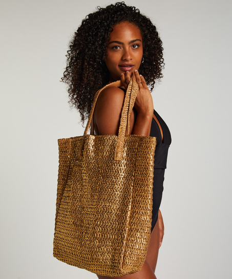 Strandväska Goldie, Gul