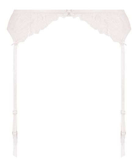 Strumpebandsh&aring;llare Lauren, Vit