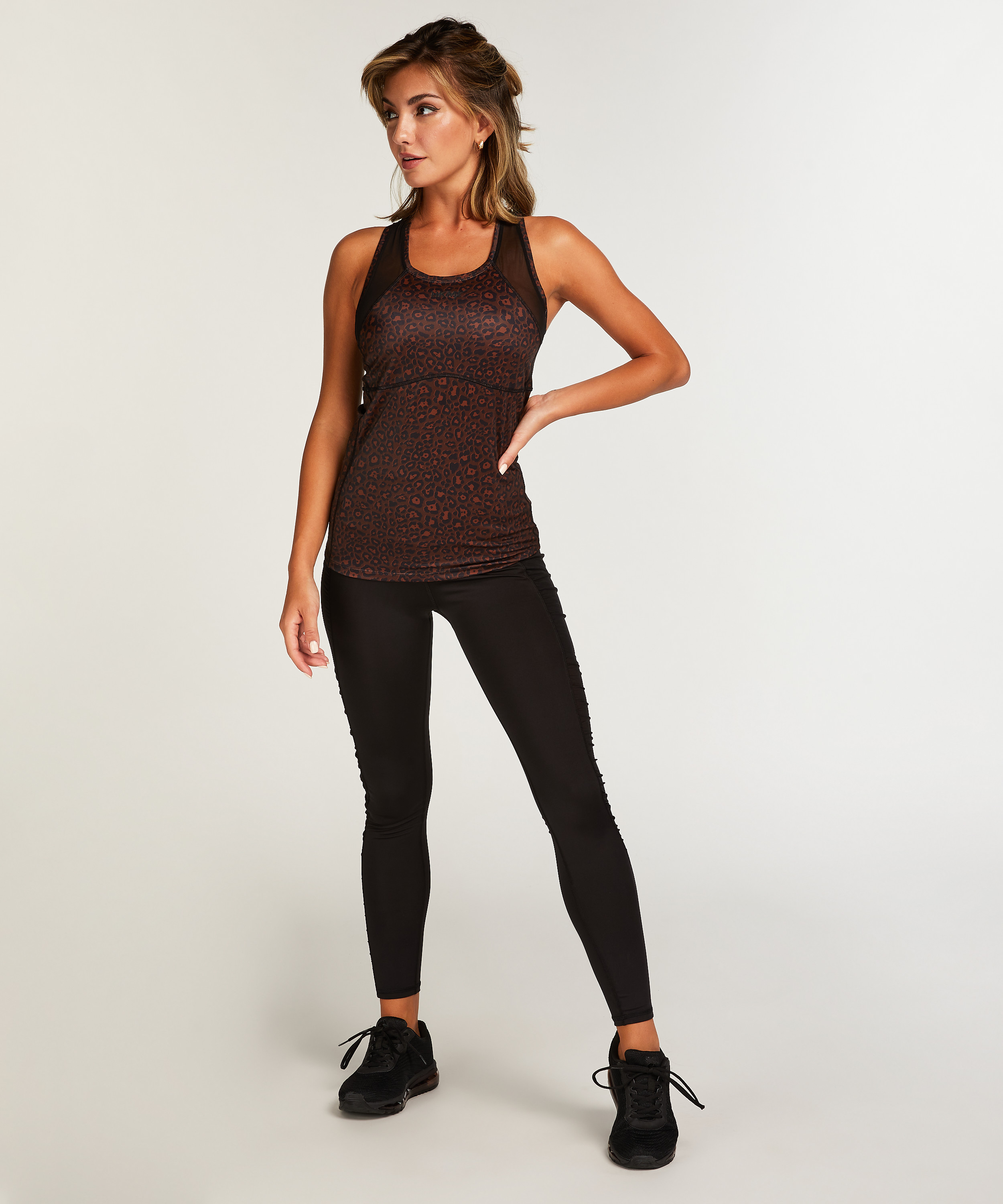 HKMX sportig tanktop, Brun, main