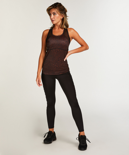 HKMX sportig tanktop, Brun