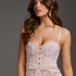 Amelia vadderad underwired bustier, Rosa