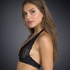 Non-padded underwired bra Jade lace, Svart