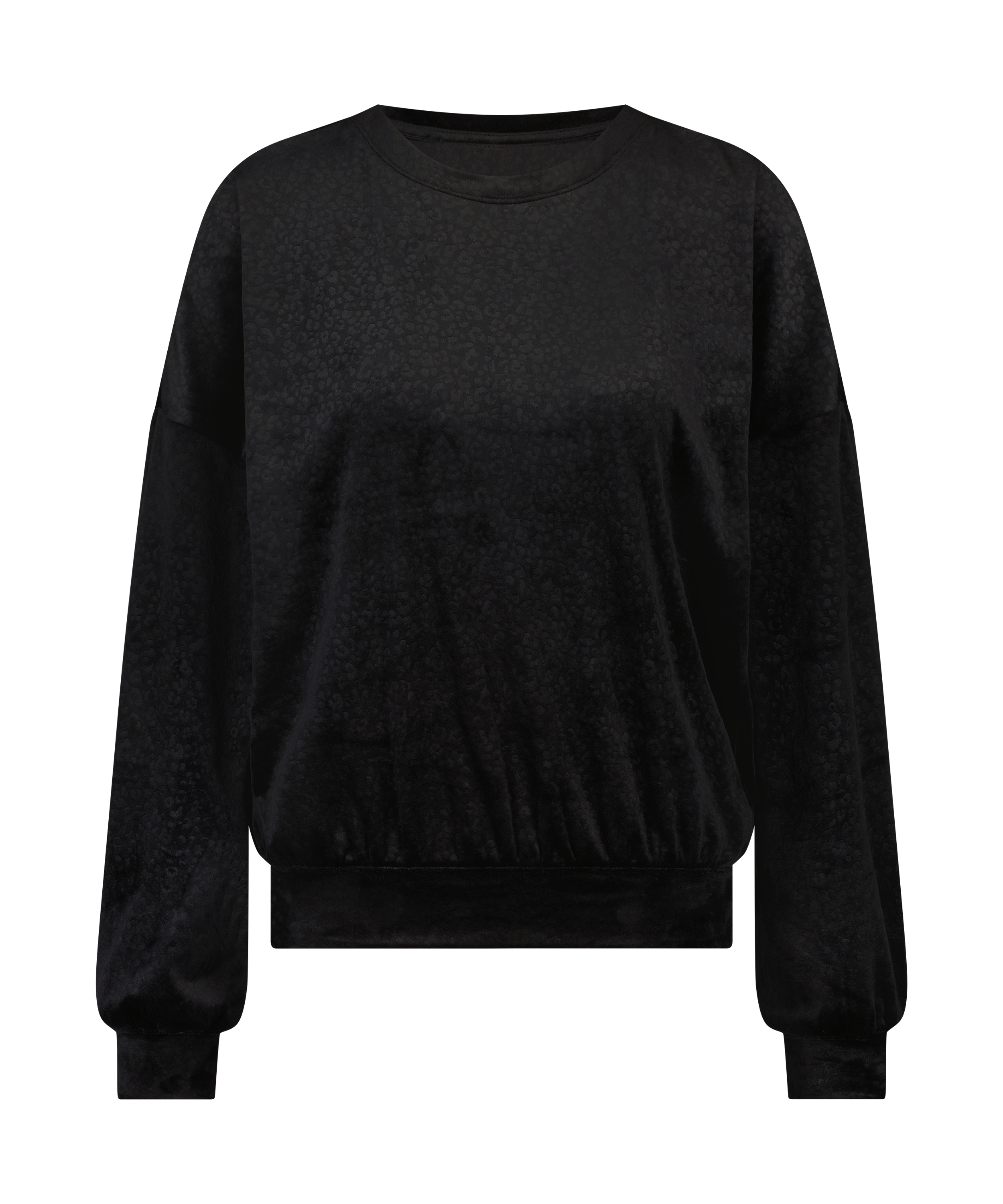 Velourtopp, Svart, main