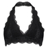 Bralette Halter Lace, Svart