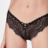 3-Pack Brazilians lace, Svart