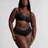 Jocelyn brazilian-trosa med hög midja, Svart