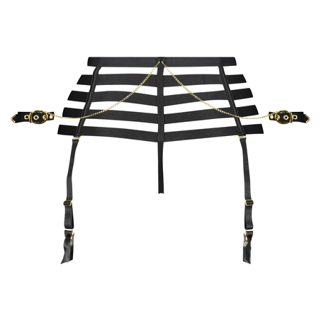 Högt skuren stringtrosa Honey, Svart