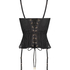 Bustier Pleasure, Svart