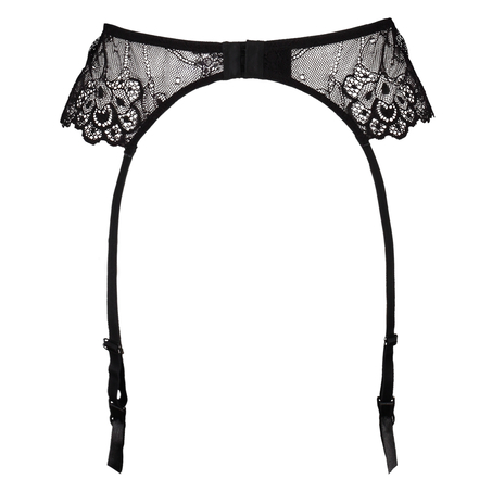 Strumpebandshållare, Svart