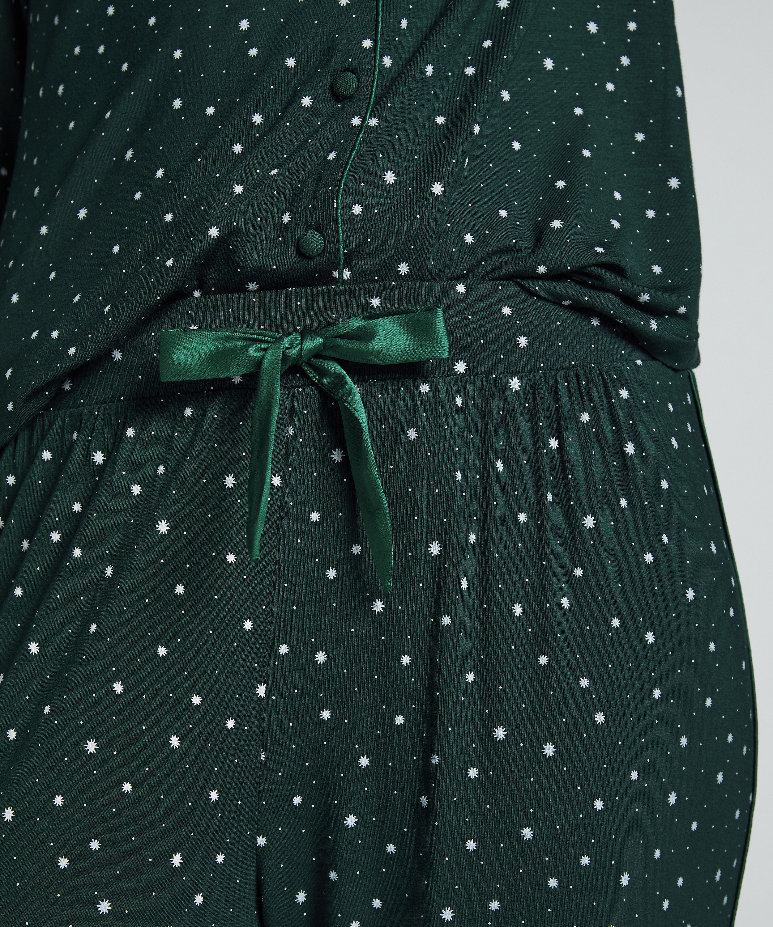 Pyjamasbyxa Jersey, Gr&ouml;n, main