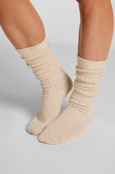 Hunkemöller Strumpor Cashmereblandad Vit