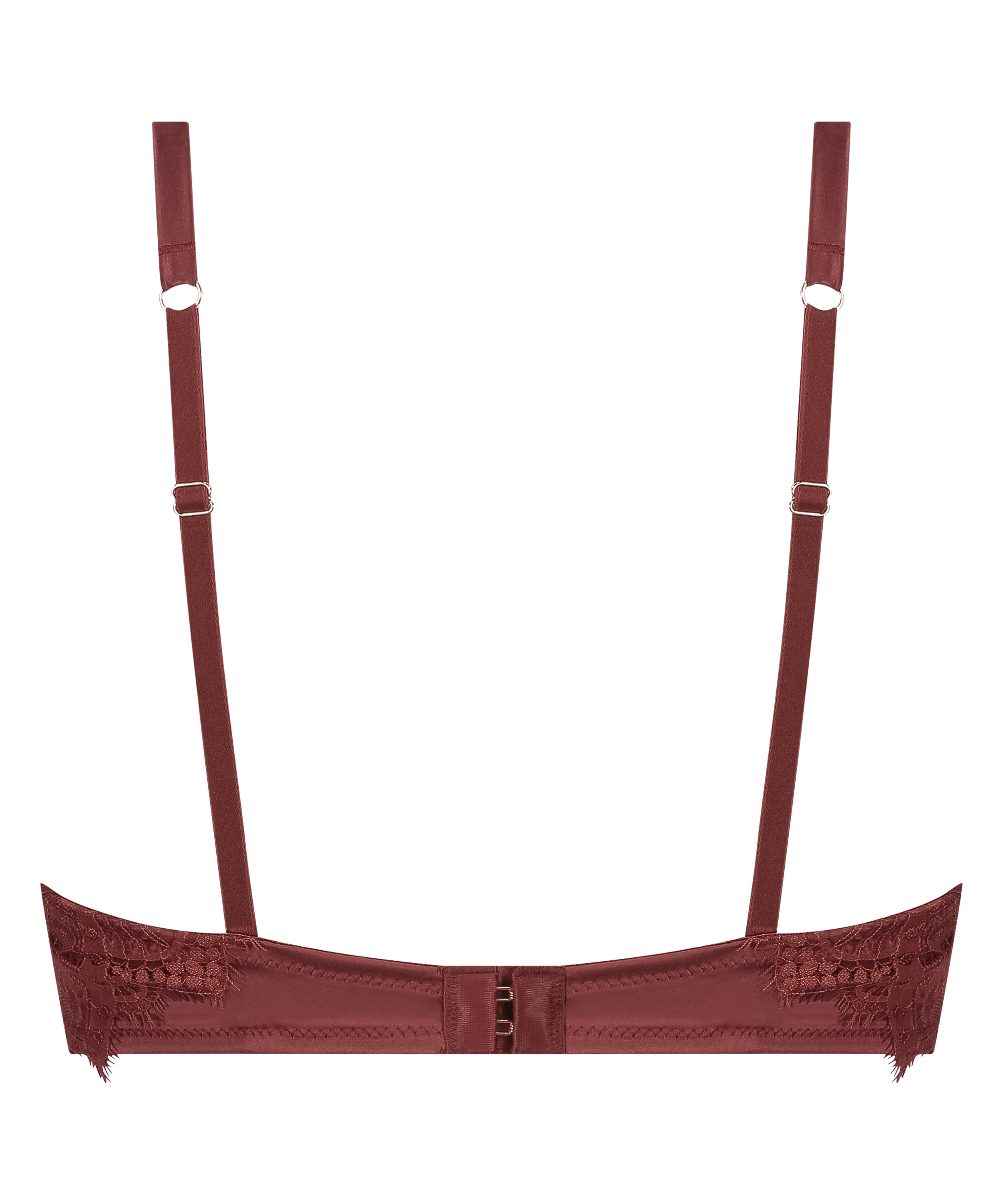 Formpressad longline-bh med bygel Zoe, Röd, main