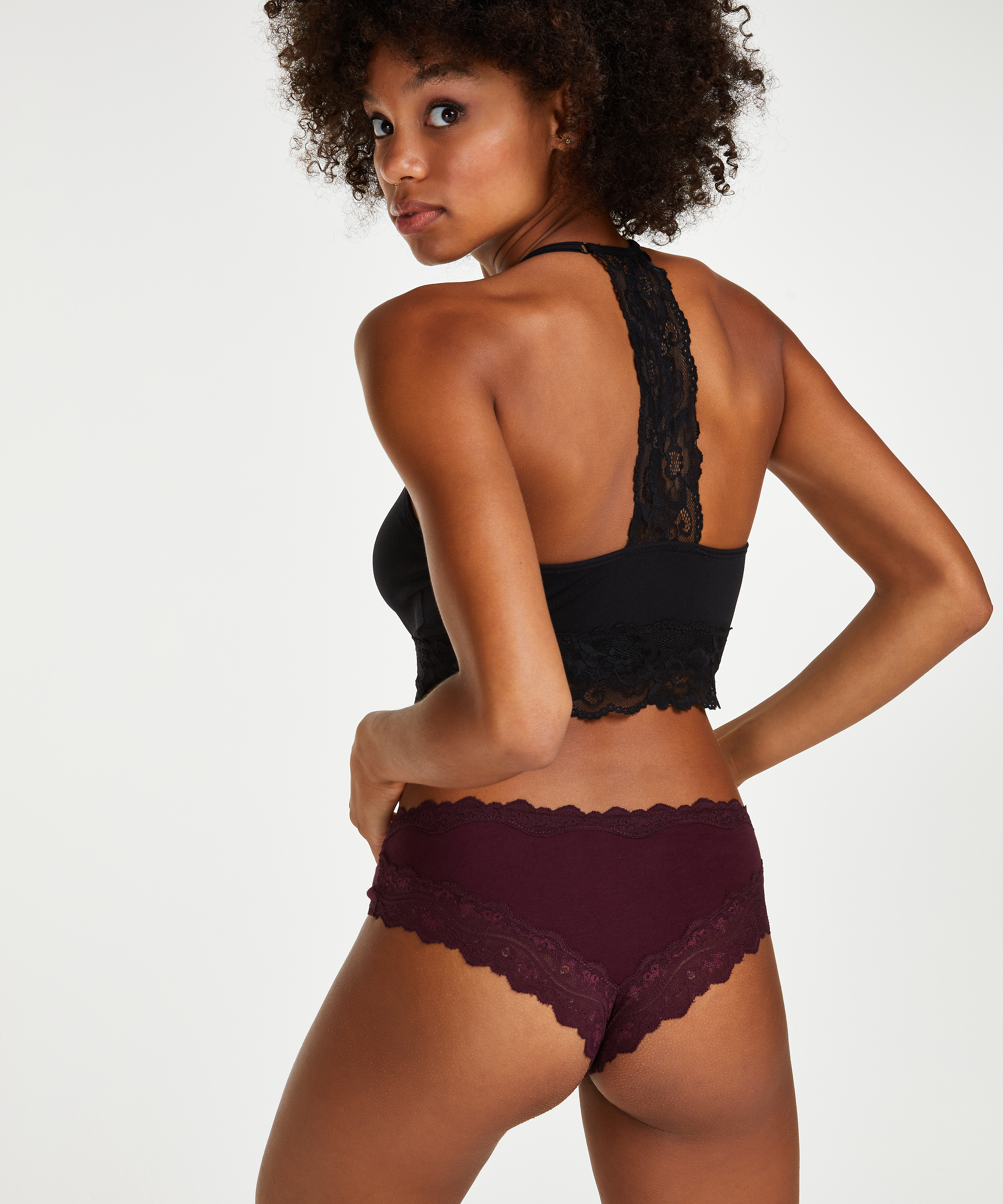 Brazilian-trosa i bomull, Röd, main