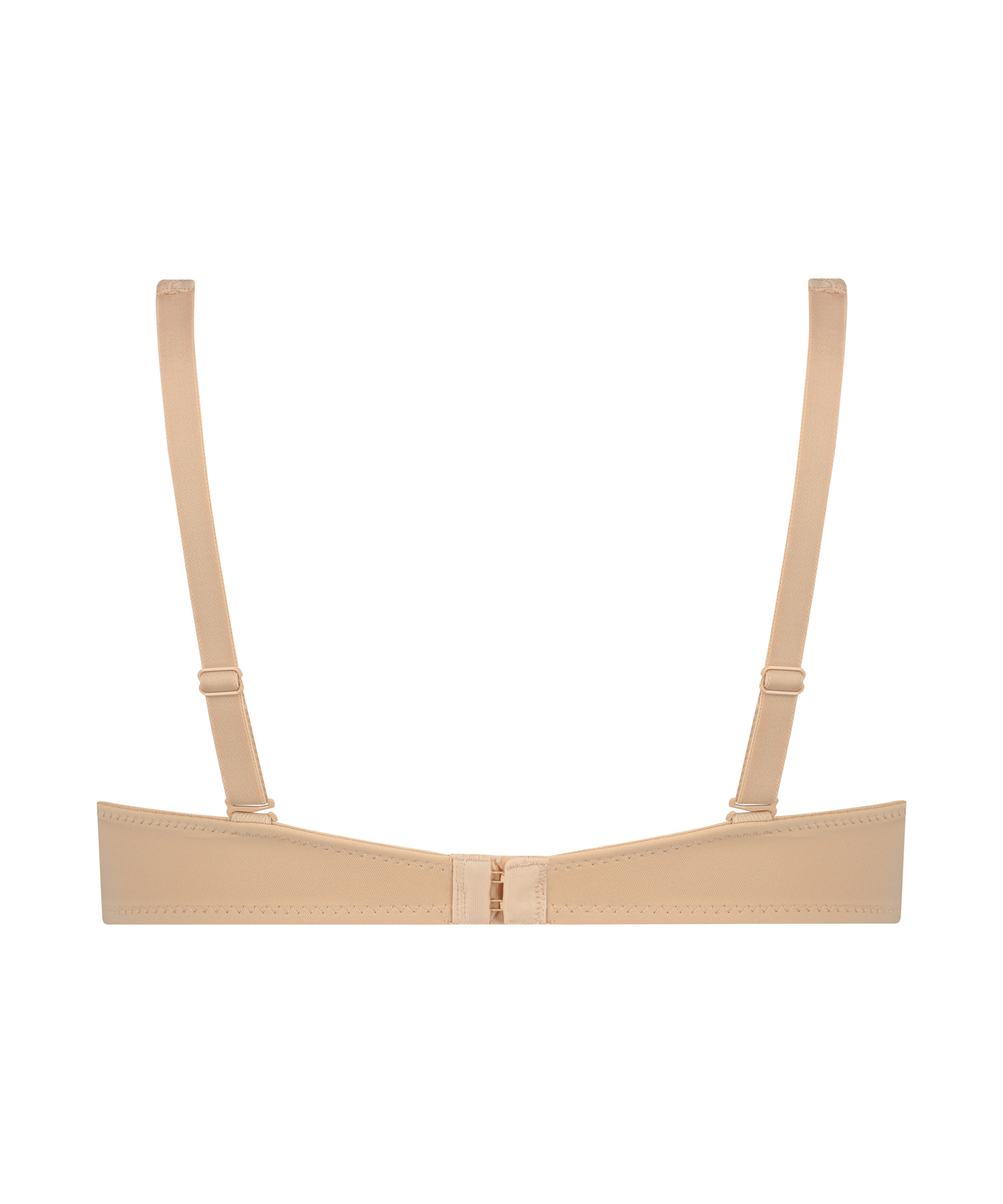 Icke-formpressad bygel-bh Satin Fleece, Beige, main