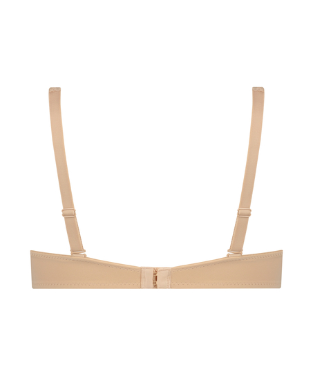 Icke-formpressad bygel-bh Satin Fleece, Beige