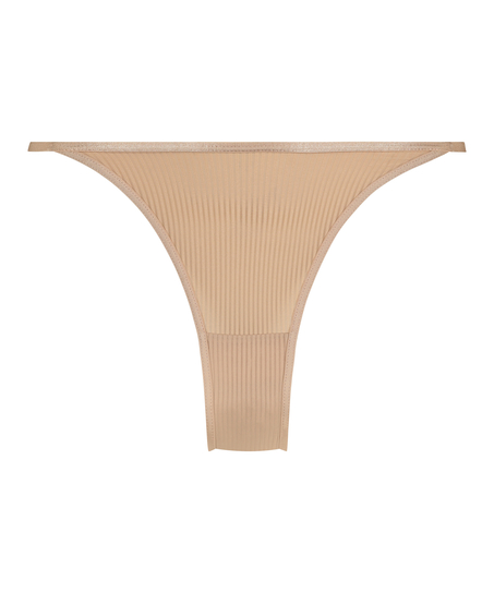 Högt skuren brazilian-trosa Kaiden, Beige