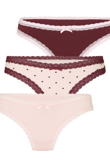 Hunkemöller Multipack Bomullsstrings trosor dam – bild 3