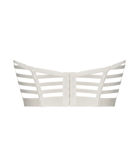 Seraphina icke-formpressad longline-bh med bygel, Vit