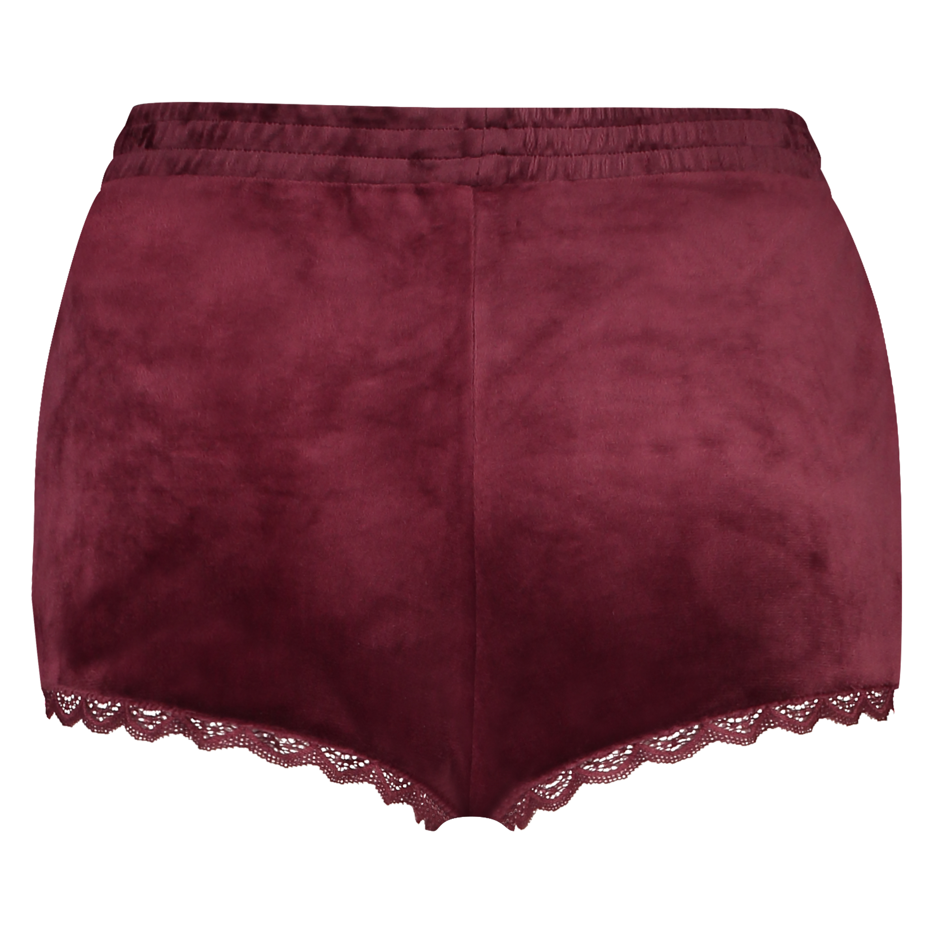 Shorts Velour Lace, R&ouml;d, main