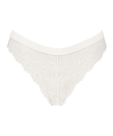 Yvo högt skuren braziliantrosa, Vit