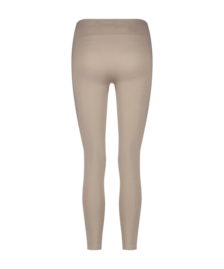 HKMX Sömlös sportlegging hög midja, Beige