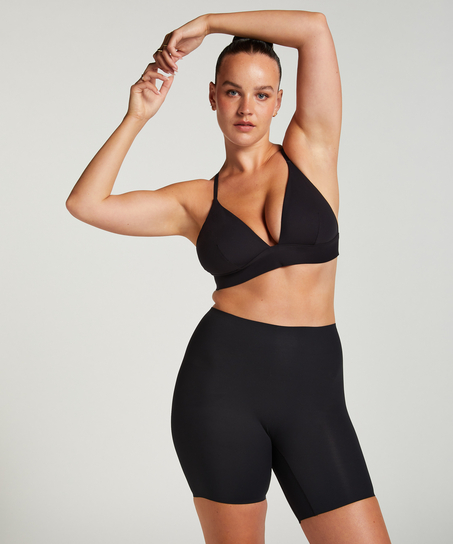 Triangel Bralette Smooth, Svart